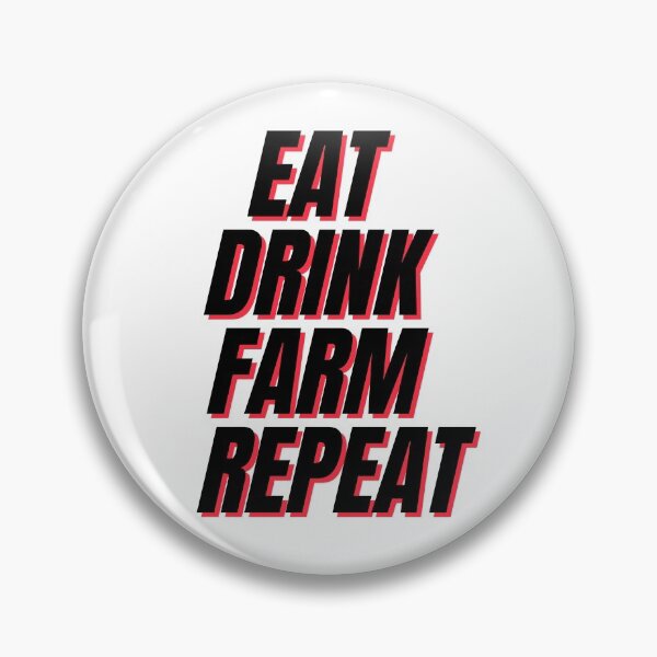 Item preview, Eat Sleep Farm Repeat designed and sold by MYNTLYF.