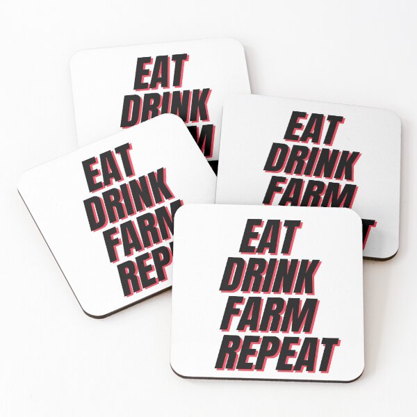 Item preview, Eat Sleep Farm Repeat designed and sold by MYNTLYF.