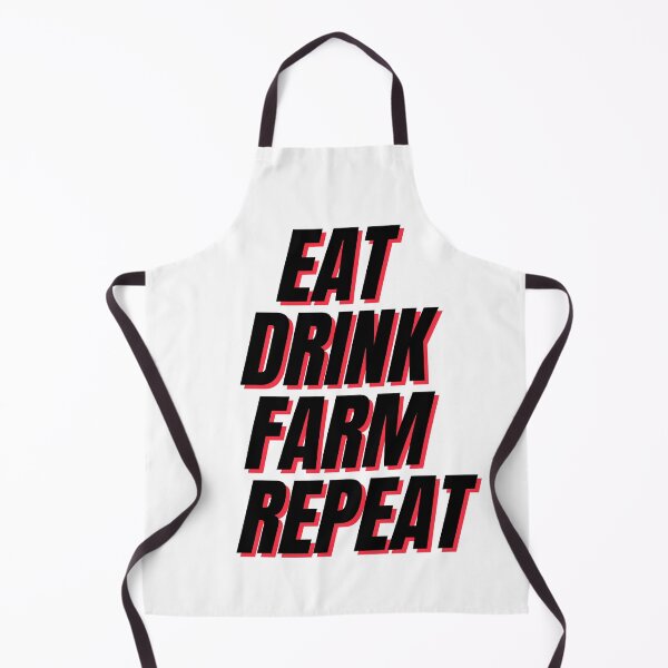 Item preview, Eat Sleep Farm Repeat designed and sold by MYNTLYF.