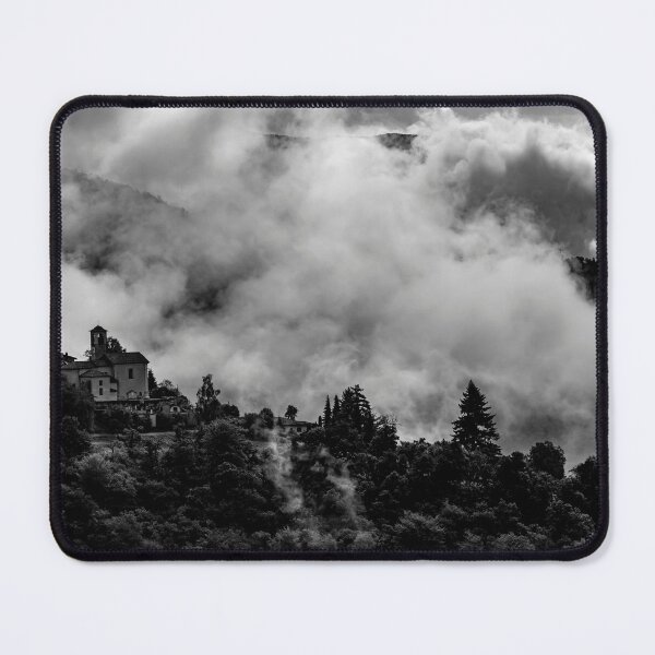 Item preview, Alpine Village Aranno in the Clouds with Sunlight and Mountain View designed and sold by Mats Silvan.