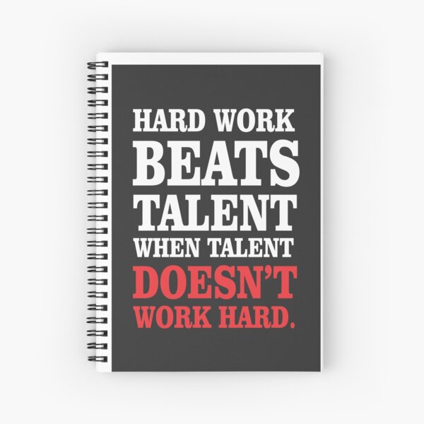 Artikel-Vorschau von Harte Arbeit schlägt Talent Inspirational Quotes, designt und verkauft von creativeideaz.