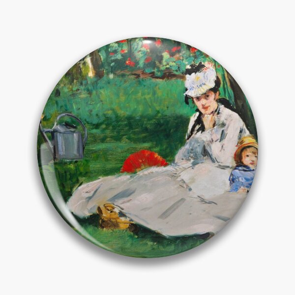 Item preview, The Monet Family in Their Garden at Argenteuil - Edouard Manet: designed and sold by brushandframes.