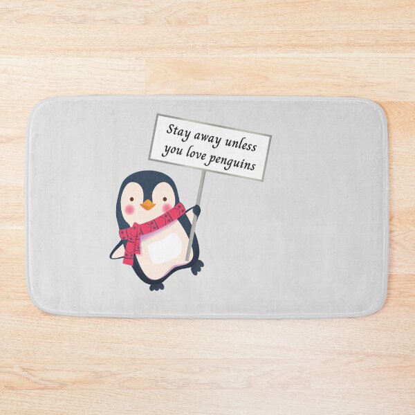 Item preview, Stay Away Unless You Love Penguins -Funny Penguin  designed and sold by yourcherryguy.