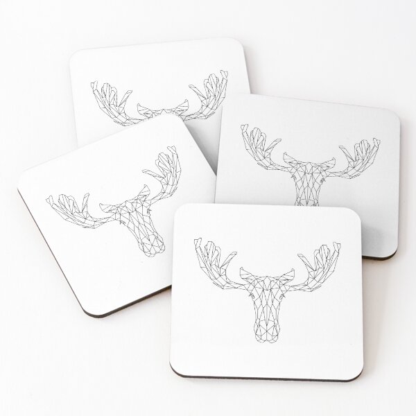 Item preview, Geometric Moose designed and sold by Sod0ku.