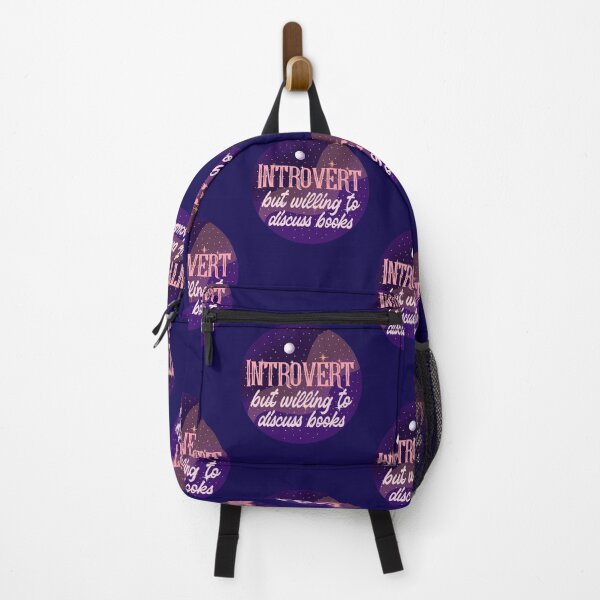 Item preview, Introvert But Willing To Discuss Books designed and sold by Rebel-Design.