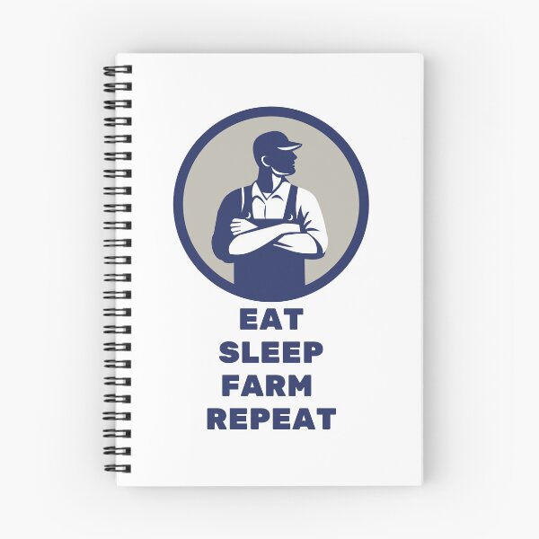 Item preview, Eat Sleep Farm Repeat designed and sold by MYNTLYF.