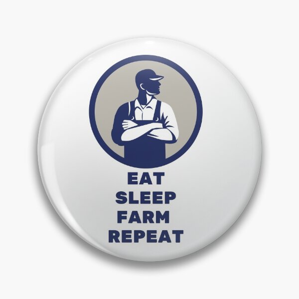 Item preview, Eat Sleep Farm Repeat designed and sold by MYNTLYF.