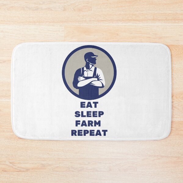 Item preview, Eat Sleep Farm Repeat designed and sold by MYNTLYF.