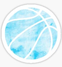 Basketball Blau Sticker