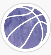 Pegatina Baloncesto Púrpura