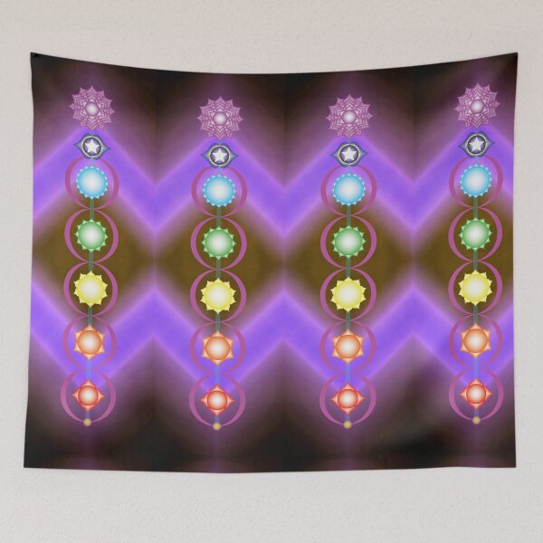 Item preview, Kriya Yoga - Ida, Pingala, Chakras, Sushumna designed and sold by InfinitePathArt.