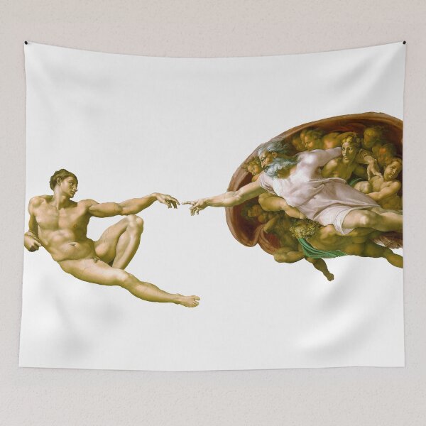 Item preview, The Creation of Adam by Michelangelo designed and sold by Trndii.
