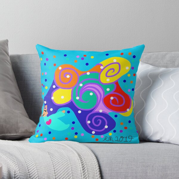 ELEMENTS - AIR 2019 Throw Pillow