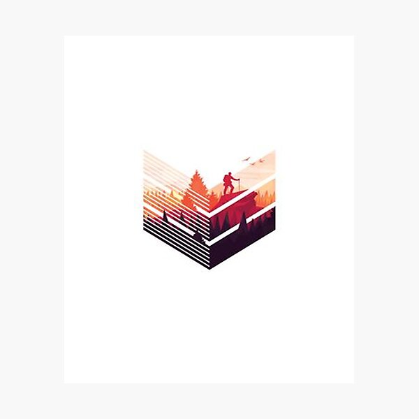 Item preview, Hiking Gift Mountain Fan designed and sold by Animoxz3.