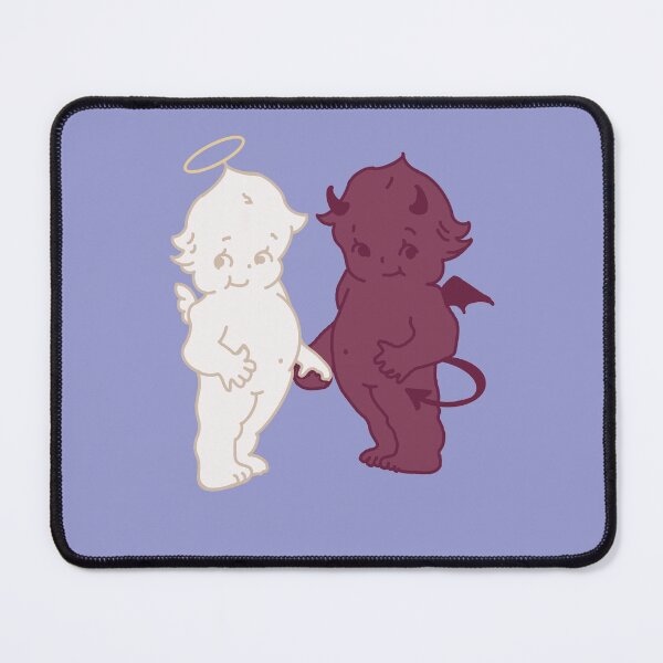 Item preview, Cute angel devil friends cherub babies good and evil designed and sold by FIGGITY FERN.