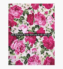 troye sivan x lyrics Photographic Print