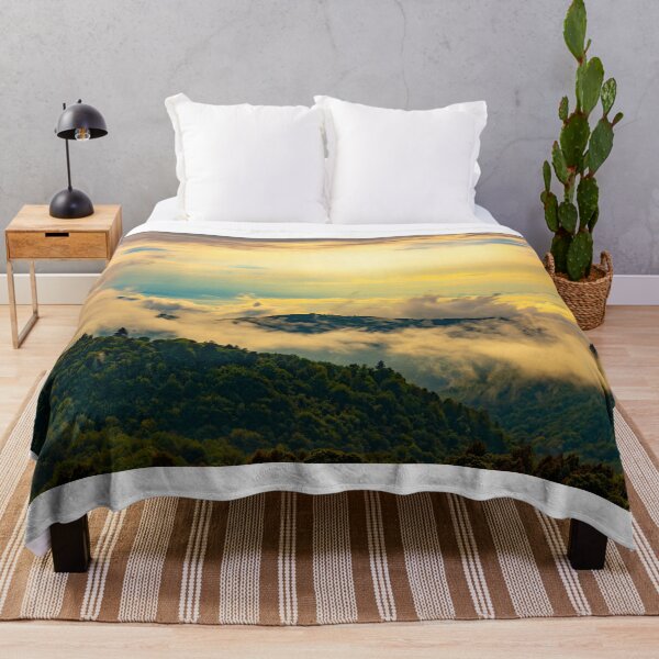 Item preview, Alpine Village Aranno in the Clouds with Sunlight and Mountain View designed and sold by Mats Silvan.