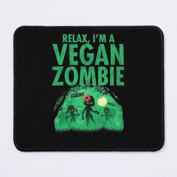 Item preview, Grains Grains! Funny Zombie Halloween Vegan designed and sold by Nerd Shizzle.