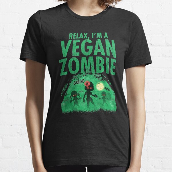 Grains Grains! Funny Zombie Halloween Vegan Essential T-Shirt