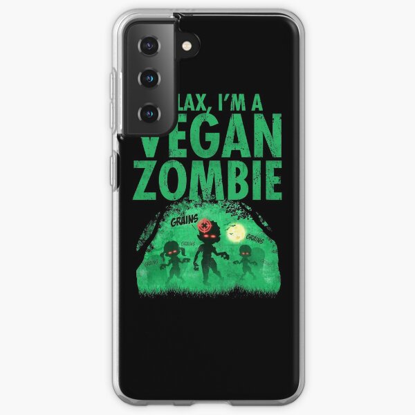 Grains Grains! Funny Zombie Halloween Vegan Samsung Galaxy Soft Case
