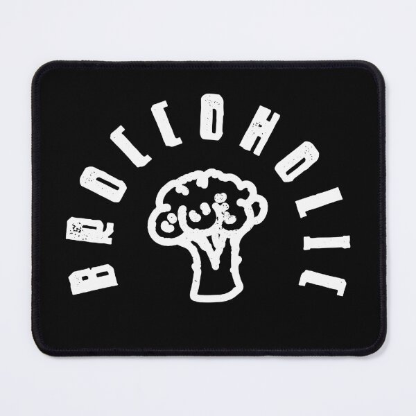 Item preview, Broccoholic Vintage Logo designed and sold by okpinsArtDesign.