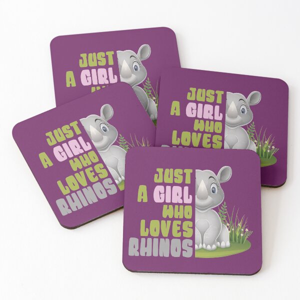 Item preview, Just A Girl Who Loves rhinos designed and sold by samah82.