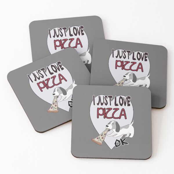 Item preview, Me encanta la pizza ok | perro gracioso designed and sold by NathBros.