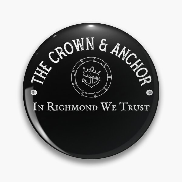 Item preview, The Crown and Anchor, The Crown and Anchor Pub, In Richmond We Trust, Richmond Pub, Coach Beard, Coach Lasso, Richmond shirt, Lasso Pub, UK Pub designed and sold by RisingFrequency.