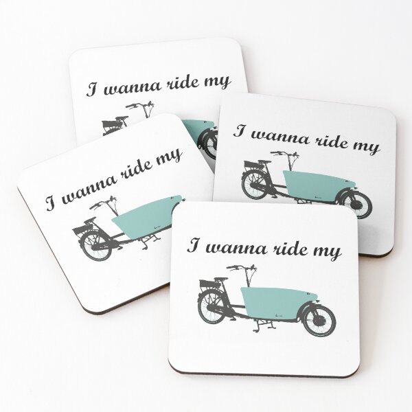 Item preview, I wanna ride my Dolly Bakfiets Cargobike - Blue designed and sold by ActuallyDawn.