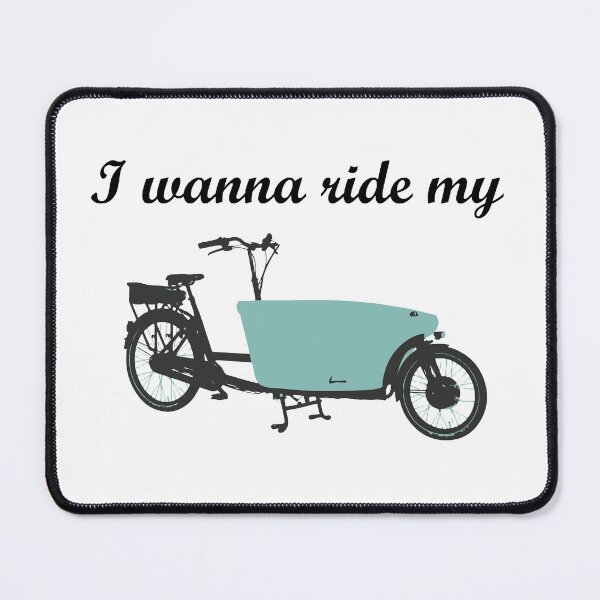 Item preview, I wanna ride my Dolly Bakfiets Cargobike - Blue designed and sold by ActuallyDawn.