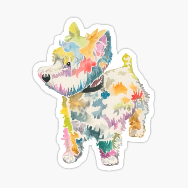 Riley (a dog of new york) Sticker