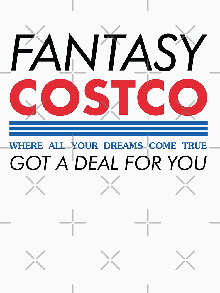 Fantasy Costco Typography Shirt by seasofstars