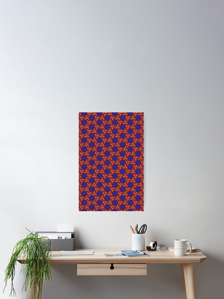 Thumbnail 2 of 3, Poster, Symmetrical Design №138 designed and sold by GORLOG.