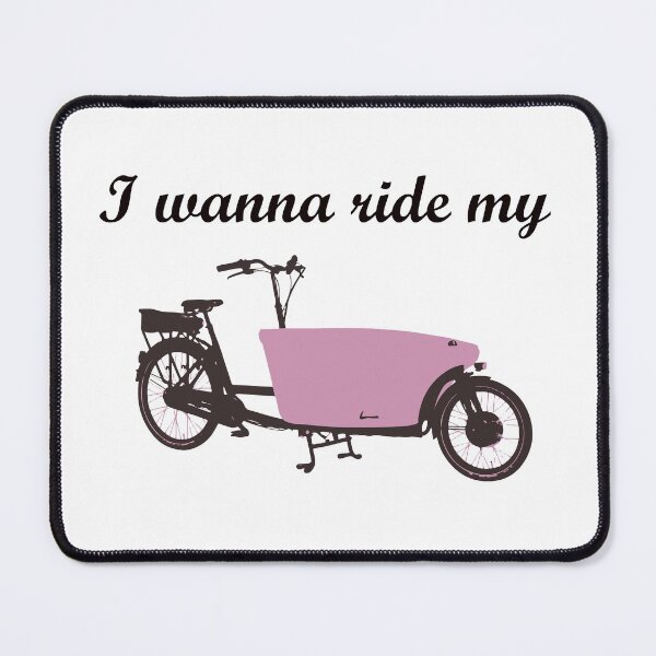 Item preview, I wanna ride my Dolly Bakfiets Cargobike - Pink designed and sold by ActuallyDawn.