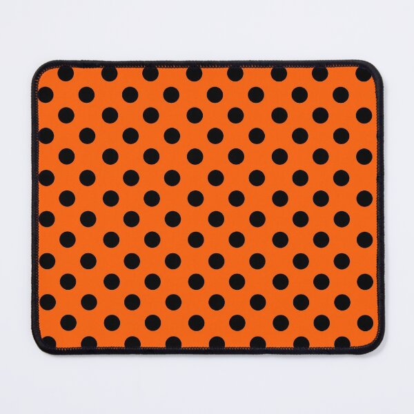 Item preview, Orange with Black Polka Dots designed and sold by TheFrostedDonut.
