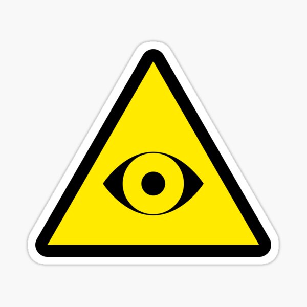 Caution : Observant Sticker