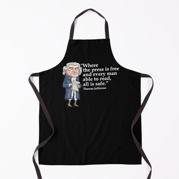 Item preview, President Thomas Jefferson - Free Press designed and sold by MacKaycartoons.