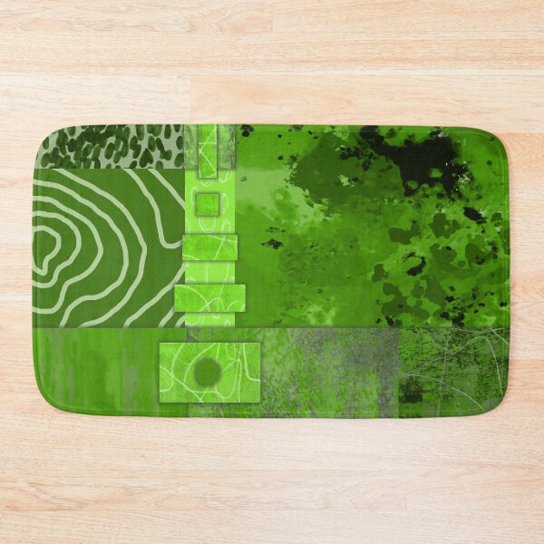 Item preview, Green Modern Abstract Collage designed and sold by NancyMerkle.