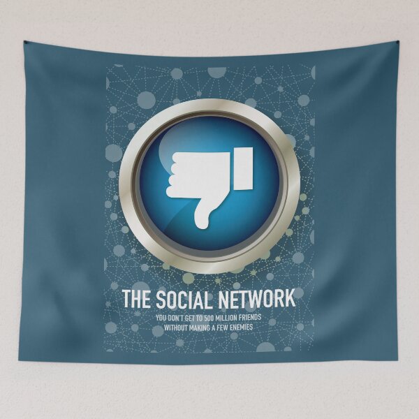 Item preview, The Social Network - Alternative Movie Poster designed and sold by MoviePosterBoy.
