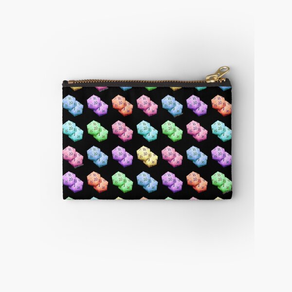 Item preview, Fuzzy D20 Dice - All Colors - Grid/Tiled Pattern designed and sold by Hot-Gothics.