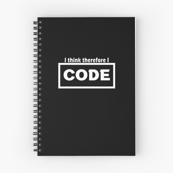 Item preview, I think therefore I code designed and sold by ayyoubdz.
