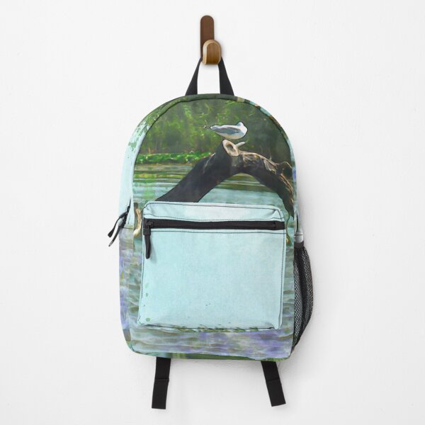 Item preview, Aquatic Plants And Bird On The River Watercolor designed and sold by miraminerva09.