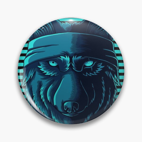Artikelvorschau, wolf blauer kopf entworfen und verkauft von animalstore11.