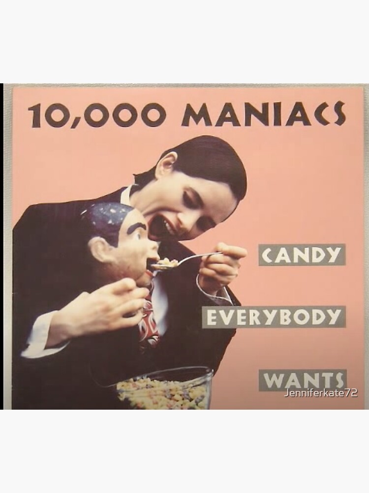 "Cover art for 10,000 Maniacs' Candy Everyone Wants" Sticker for Sale