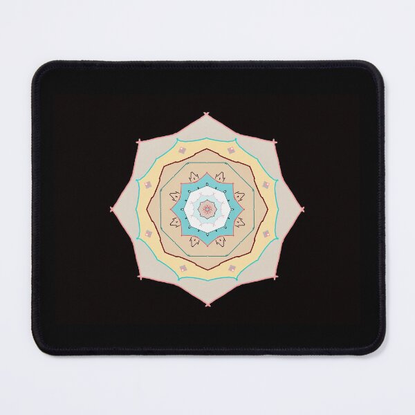 Item preview, Mandala pastel sobre fondo negro designed and sold by AgnesPerry2020.
