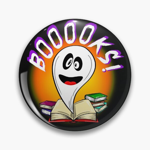 Item preview, Booooks, Book Ghost Halloween, Funny Halloween Ghost, Librarian, Book Lover designed and sold by orangeblue21.