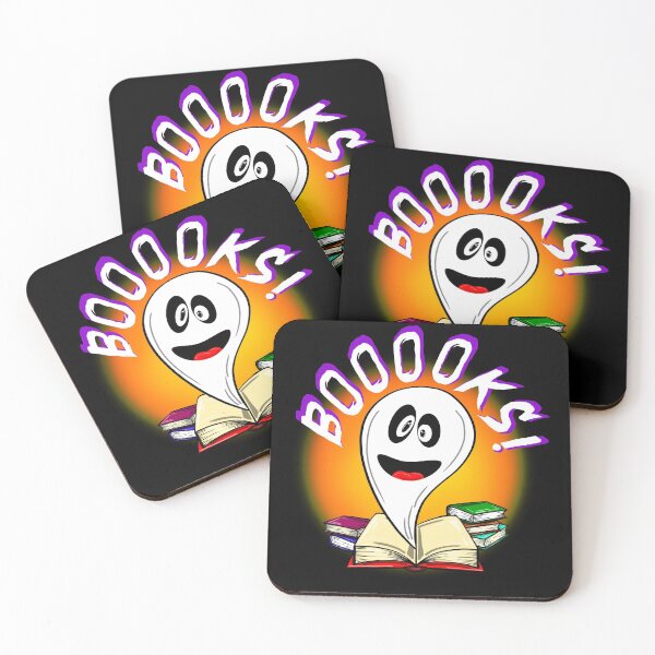 Item preview, Booooks, Book Ghost Halloween, Funny Halloween Ghost, Librarian, Book Lover designed and sold by orangeblue21.