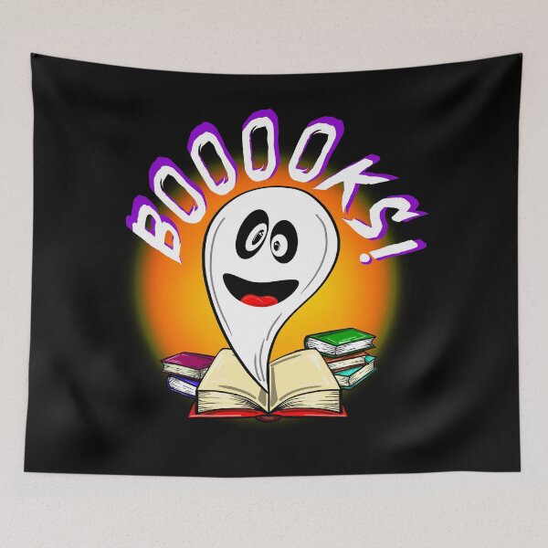 Item preview, Booooks, Book Ghost Halloween, Funny Halloween Ghost, Librarian, Book Lover designed and sold by orangeblue21.