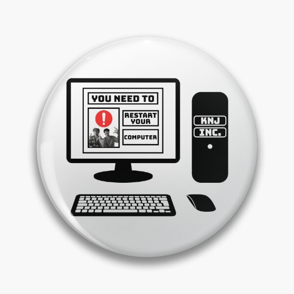 Item preview, KNJ's You Need To Restart Your Computer designed and sold by mishofmash.