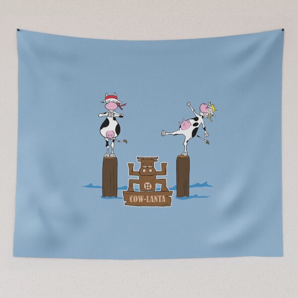 Item preview, COW-LANTA! (cow, adventure, games, television) designed and sold by francoisville.